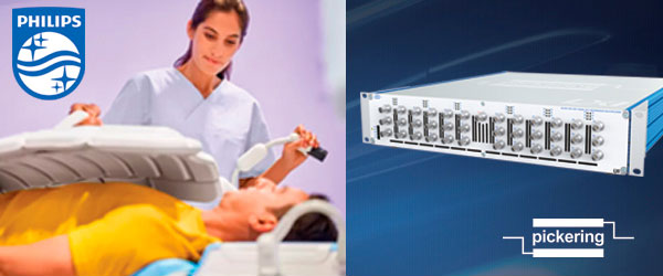 Pickering designs custom microwave MUX switch for Philips Healthcare MRI Automated Test System