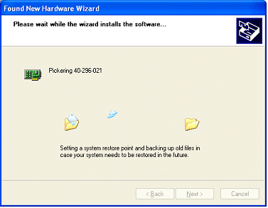 Screenshot of the system working to let the computer recognise the card