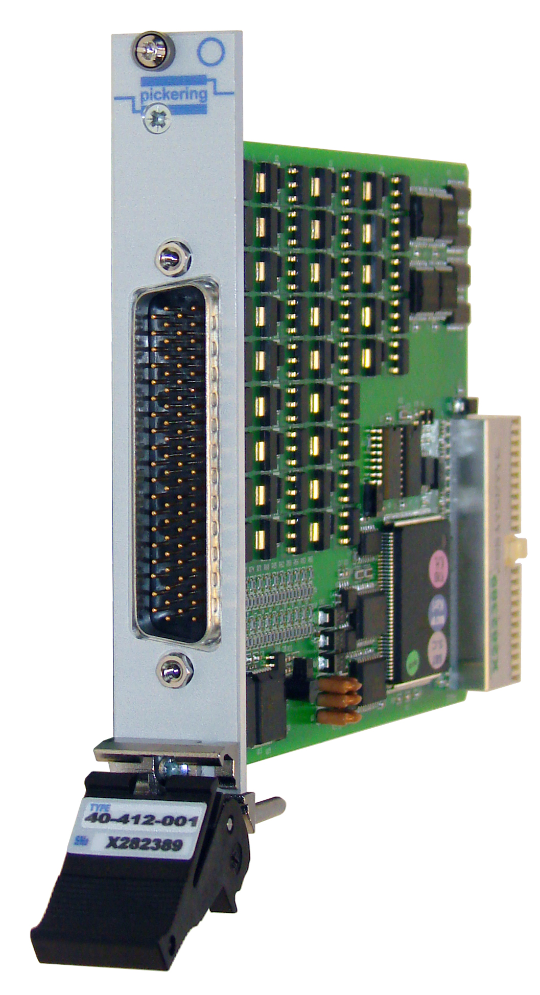 Front panel of PXI card 40-412