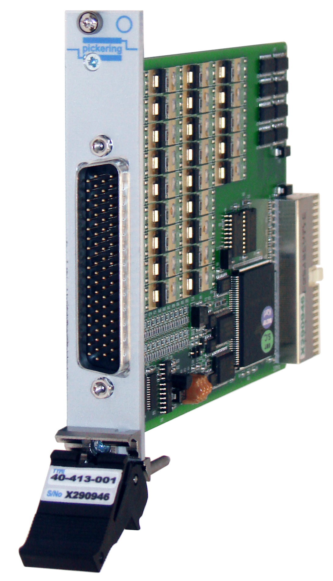 Front panel of PXI card 40-413-001
