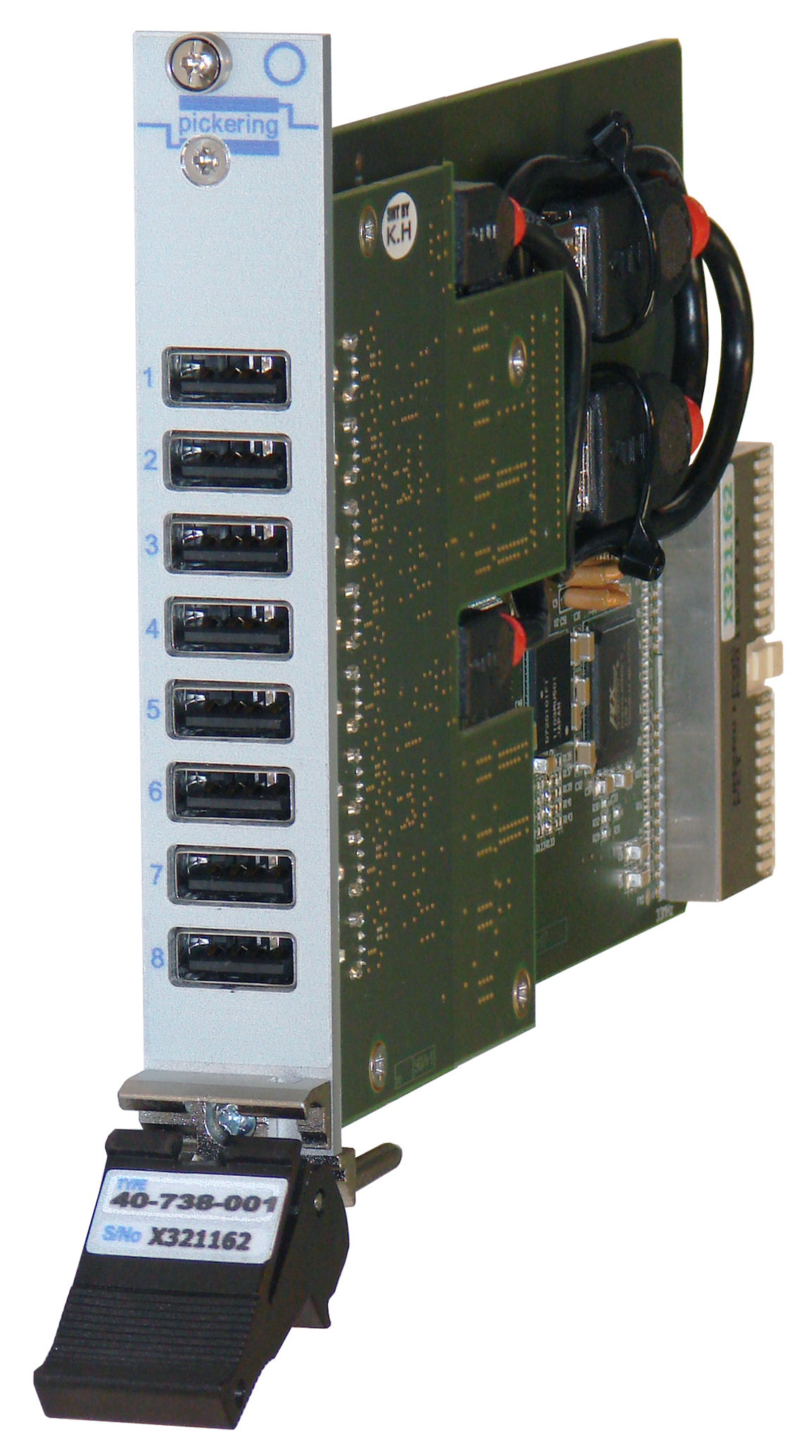 Front panel of 40-738