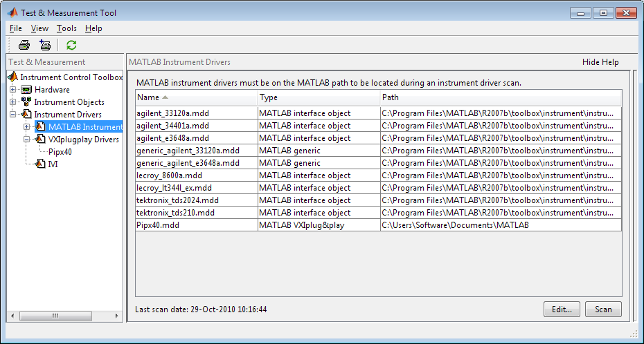 Screenshot of MATLAB with makemid ('pipx40') command entered