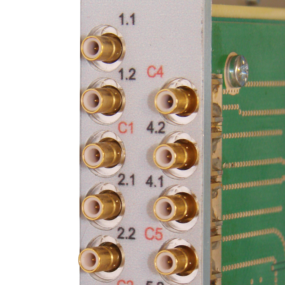 Module with SMB connectors on the panel