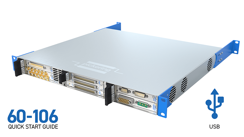 6-slot LXI/USB Chassis (60-106) for USB