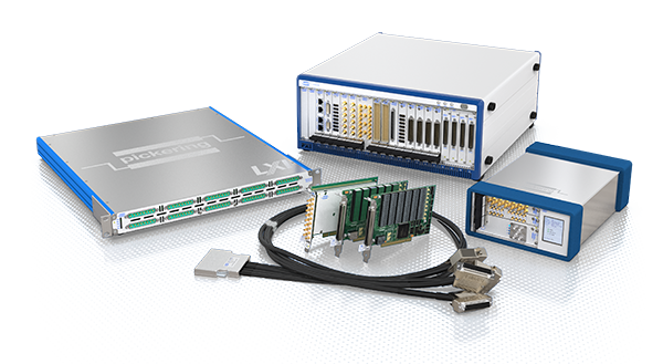 Pickering offers PXI, LXI, USB & PCI switching & simulation, cables & connectors & application software for Automated Test