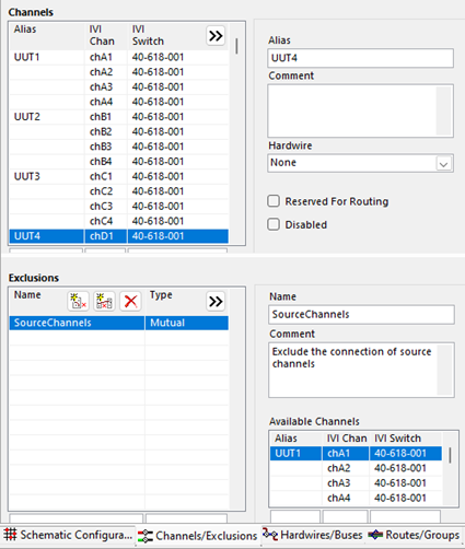 Screenshot of MAX editing the virtual device and adding aliases